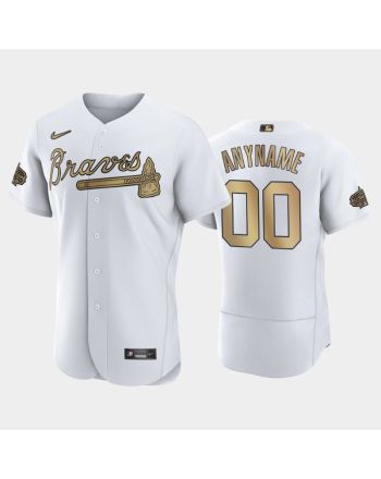 Custom 2022-23 All-Star Game Atlanta Braves White Jersey