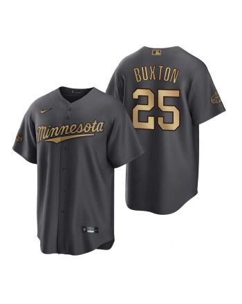 Minnesota Twins Byron Buxton Charcoal 2022-23 All-Star Game Jersey