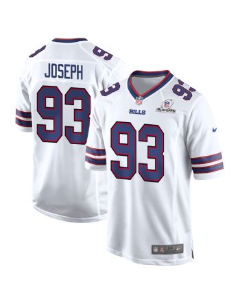 Linval Joseph 93 Buffalo Bills 2023 Playoffs Patch Game Men Jersey - White