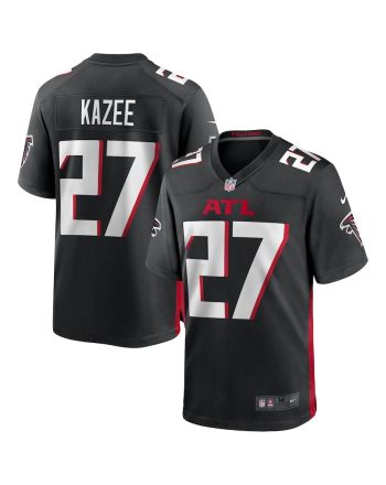 Damontae Kazee 27 Atlanta Falcons Men's Team Game Jersey - Black