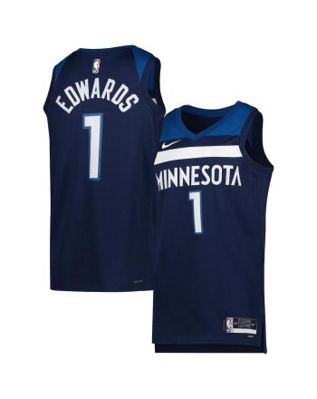 Anthony Edwards 1 Minnesota Timberwolves Men 2022/23 Swingman Jersey - Icon Edition