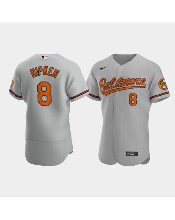 Cal Ripken 8 Jr. Baltimore Orioles Gray Road Jersey Jersey