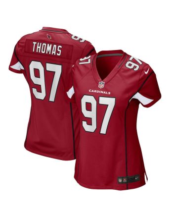 Cameron Thomas 97 Arizona Cardinals Women Game Jersey - Cardinal