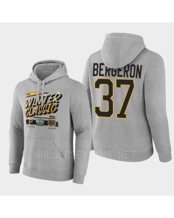 Patrice Bergeron 37 Boston Bruins 2022-23 Winter Hoodie Pullover