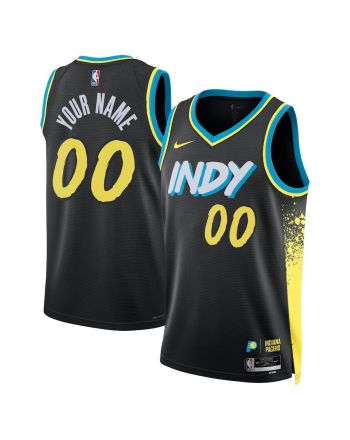 Indiana Pacers 2023/24 City Edition Swingman Custom Jersey - Black