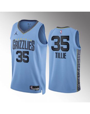 Killian Tillie 35 2022-23 Memphis Grizzlies Blue Statement Edition Jersey Swingman