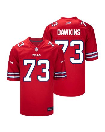 Dion Dawkins 73 Buffalo Bills Men Alternate Game Jersey - Red