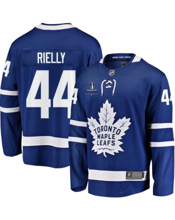 Morgan Rielly 44 Toronto Maple Leafs Stanley Cup 2023 Playoffs Patch Home Breakaway Men Jersey - Blue