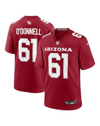 Carter O'Donnell 61 Arizona Cardinals Men Team Game Jersey - Cardinal