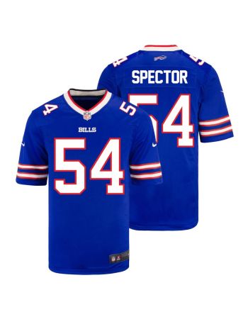 Baylon Spector 54 Buffalo Bills Men Home Game Jersey - Royal