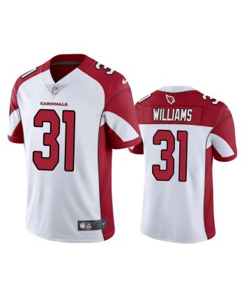 Men's Jersey Arizona Cardinals Darrel Williams 31 White Vapor Limited Jersey