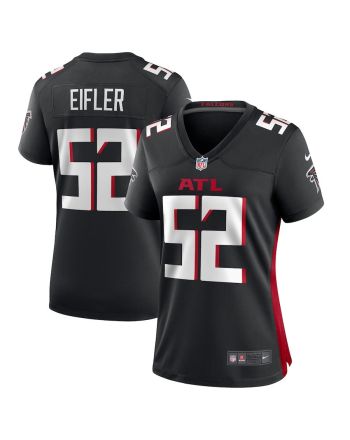 Milo Eifler 52 Atlanta Falcons Women Game Jersey - Black