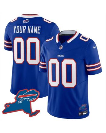 Buffalo Bills New York Patch Game Men Custom Jersey - Royal