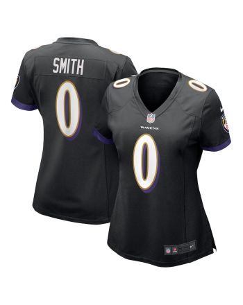 Roquan Smith 0 Baltimore Ravens Team Game Women Jersey - Black