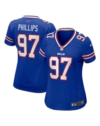 Jordan Phillips 97 Buffalo Bills Women Game Jersey - Royal