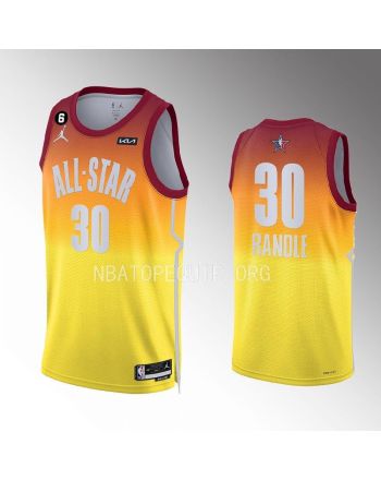 Julius Randle 30 New York Knicks 2023 NBA All-Star Men Jersey - Orange