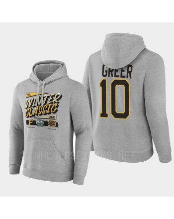 A.J. Greer 10 Boston Bruins 2022-23 Winter Hoodie Pullover