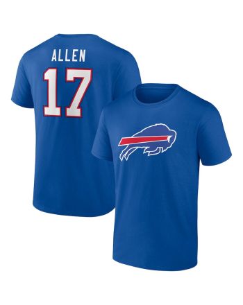 Josh Allen 17 Buffalo Bills Unisex T-Shirt - Royal