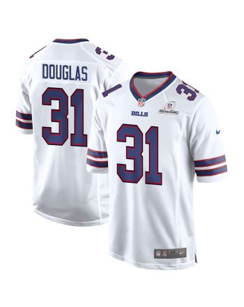 Rasul Douglas 31 Buffalo Bills 2024 Divisional Patch Game Men Jersey - White