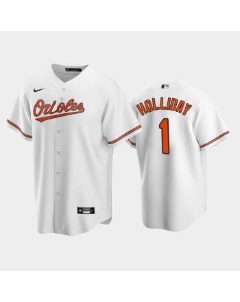 2022-23 Draft Baltimore Orioles Jackson Holliday 1 White Home Jersey