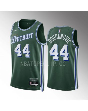 Bojan Bogdanovic 44 2022-23 Detroit Pistons Green City Edition Jersey Swingman