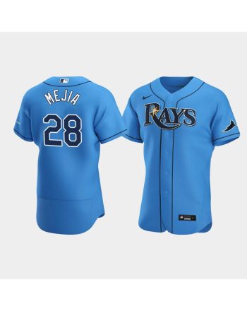 Francisco Mejia 28 Tampa Bay Rays Player Light Blue Alternate Jersey Jersey