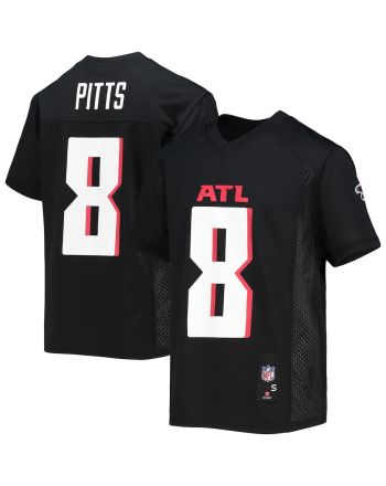 Kyle Pitts 8 Atlanta Falcons YOUTH Jersey - Black