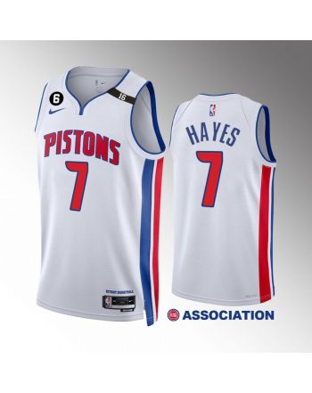 Killian Hayes 7 Detroit Pistons White Association Edition Jersey 2022-23 Swingman