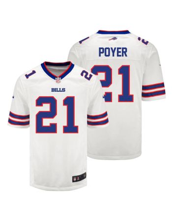 Jordan Poyer 21 Buffalo Bills Men Away Game Jersey - White