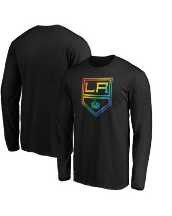 Los Angeles Kings Team Pride Logo Long Sleeve T-Shirt - Black