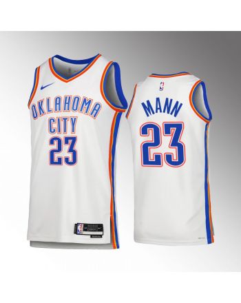 Oklahoma City Thunder Tre Mann 23 2022-23 Association Edition White Jersey