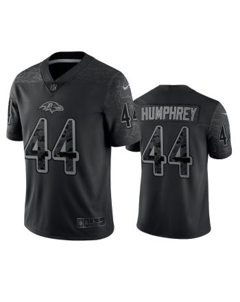 Marlon Humphrey 44 Baltimore Ravens Black Reflective Limited Jersey - Men