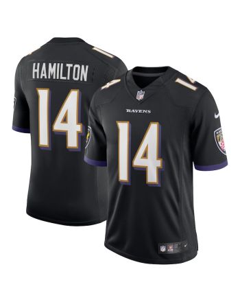 Kyle Hamilton 14 Baltimore Ravens Men's Vapor Limited Jersey - Black