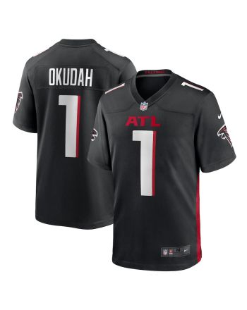 Jeff Okudah 1 Atlanta Falcons Men's Game Jersey - Black