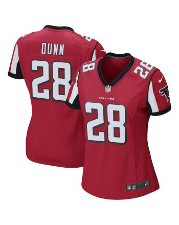 Warrick Dunn 28 Atlanta Falcons Women's Retired Game Jersey - Red