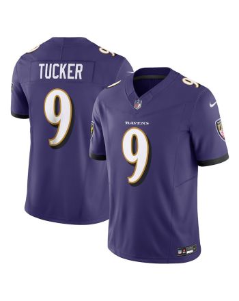 Justin Tucker 9 Baltimore Ravens Vapor F.U.S.E. Limited Jersey - Purple