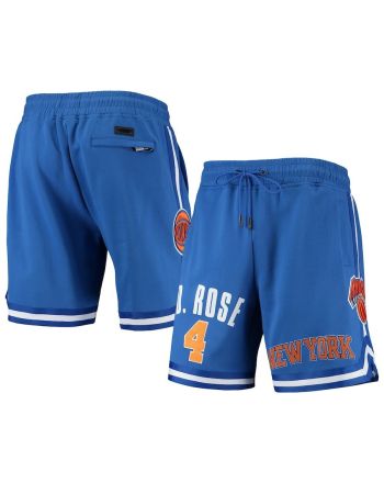 Derrick Rose 4 New York Knicks Blue Team Player Shorts - Men