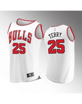 Chicago Bulls 25 Dalen Terry Association Jersey 2022-23 White