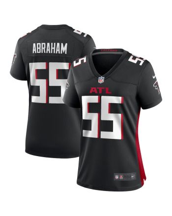 John Abraham 55 Atlanta Falcons Women Retired Game Jersey - Black