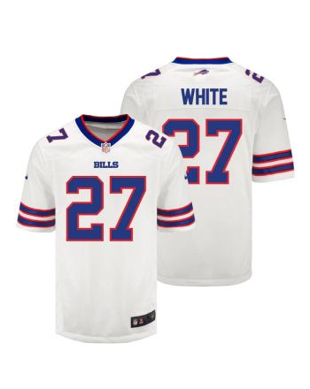 Tre'Davious 27 Buffalo Bills Men Away Game Jersey - White