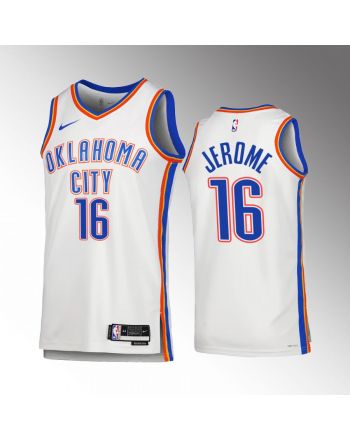 Oklahoma City Thunder Ty Jerome 16 2022-23 Association Edition White Jersey