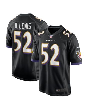 Ray Lewis 52 Baltimore Ravens Men Retired Jersey - Black