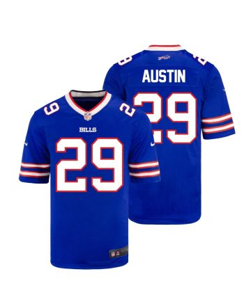 Alex Austin 29 Buffalo Bills Men Home Game Jersey - Royal