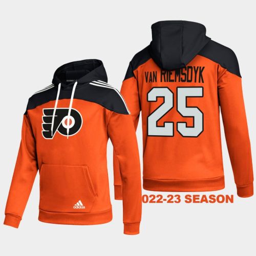 Philadelphia Flyers 25 James van Riemsdyk 2022-23 Stylish Orange Hoodie Pullover