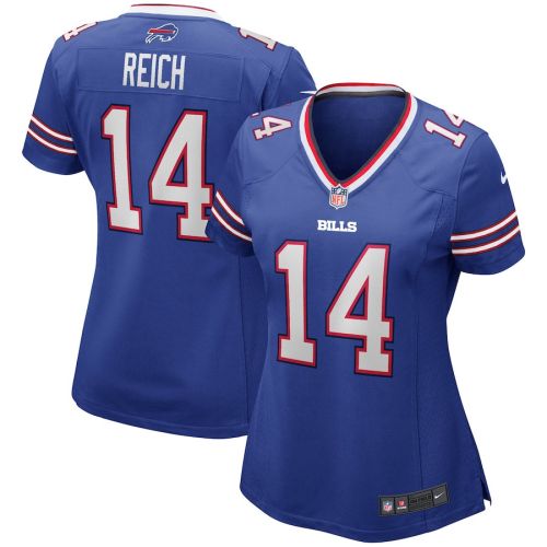 Frank Reich 14 Buffalo Bills Women Game Retired Jersey - Royal