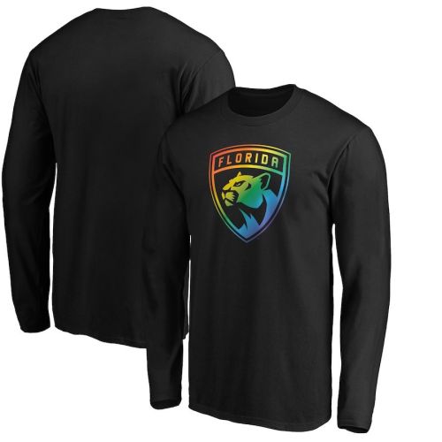 Florida Panthers Team Pride Logo Long Sleeve T-Shirt - Black