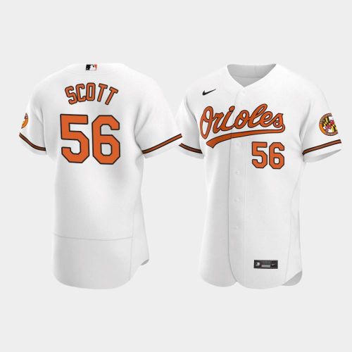 Tanner Scott 56 Baltimore Orioles White Home Jersey Jersey