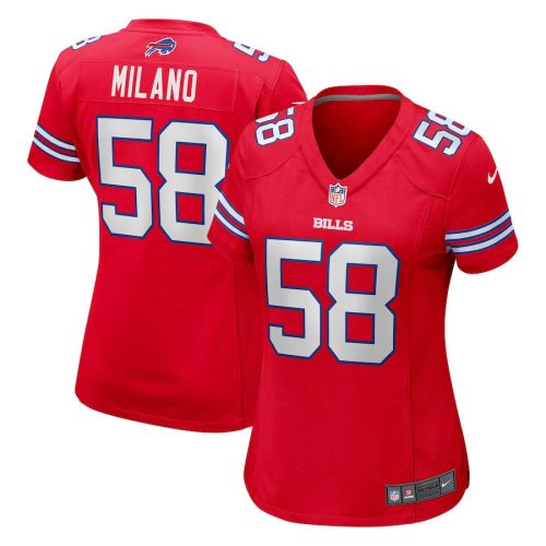 Matt Milano 58 Buffalo Bills Women Game Jersey - Red