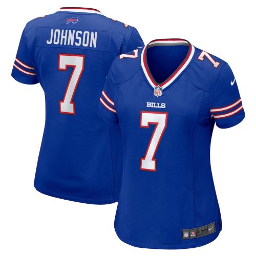 Taron Johnson 7 Buffalo Bills Women Game Jersey - Royal