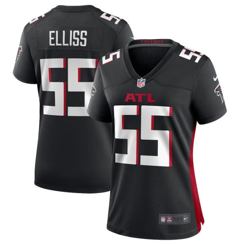 Kaden Elliss 55 Atlanta Falcons Women's Game Jersey - Black